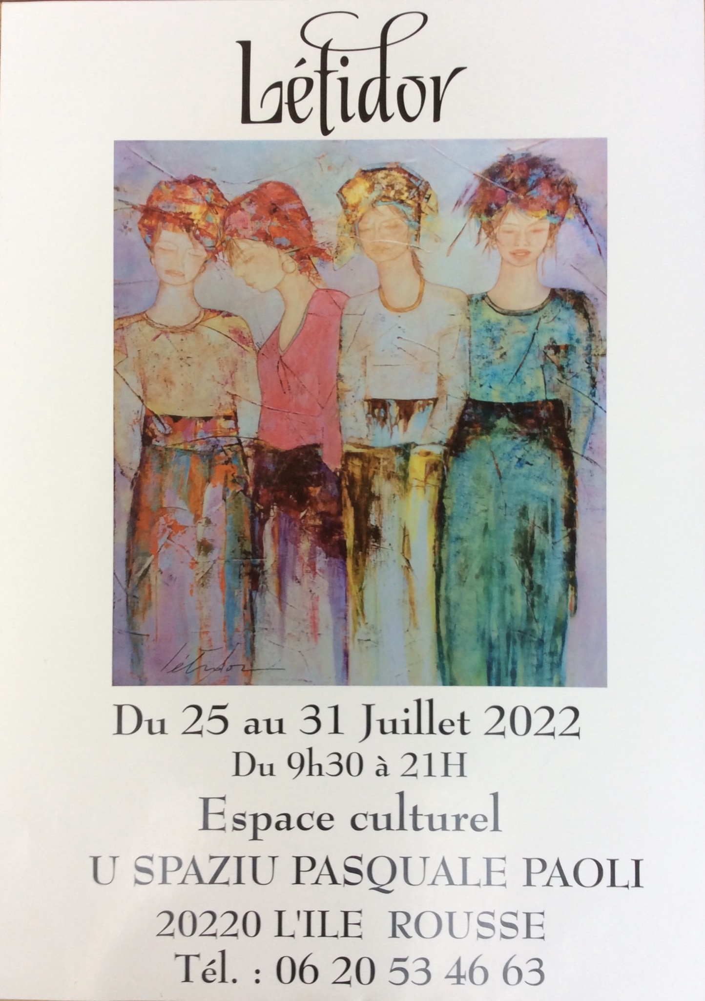 2022 Juillet – Exposition au Spaziu Pasquale Paoli à l’Ile Rousse, Haute-Corse